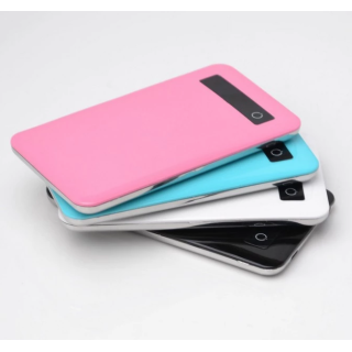 Baterie externa slim 5000 mAh cu LCD Touch