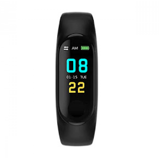 Bratara fitness smartband M3 plus, Bluetooth, OLED, IP67, ritm cardiac, notificari apeluri