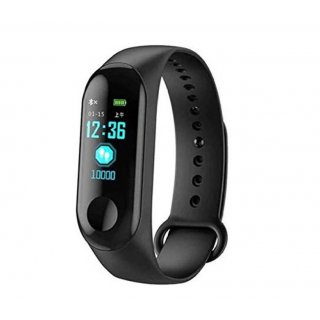 Bratara fitness smartband M3 plus, Bluetooth, OLED, IP67, ritm cardiac, notificari apeluri