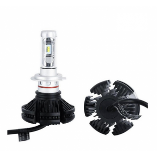 Set 2 bec led auto, moto canbus, tip H7 ,X3 Premium, putere 50W / 6000 lumeni , culoare alb