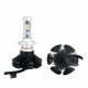 Set 2 bec led auto, moto canbus, tip H7 ,X3 Premium, putere 50W / 6000 lumeni , culoare alb