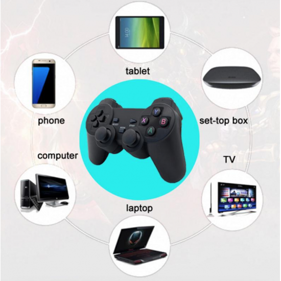 LICHIDARE STOC:Gamepad controller wireless pentru jocuri compatibil PC si Playstation 3