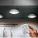 Set 3 lampi LED, fara fir, 3W, telecomanda, fixare orice suprafata