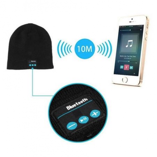 Caciula cu bluetooth si handsfree