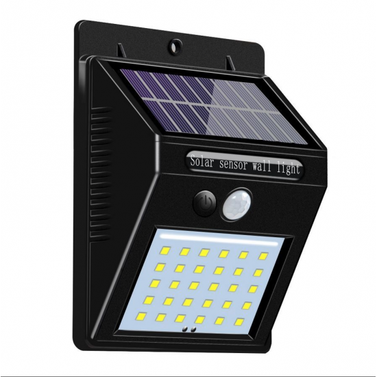 SET 5 LAMPI SOLARE CU SENZOR DE MISCARE, 30 LED-URI