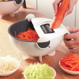 Feliator de legume cu bol si strecurator Feliator de legume cu bol si strecurator