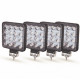 Set 4 x proiector LED auto offroad 48W