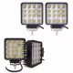 Set 4 x proiector LED auto offroad 48W