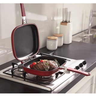 Tigaie Dubleta 32 cm, 3 straturi de granit antiaderent Tigaie Dubleta 32 cm, 3 straturi de granit antiaderent