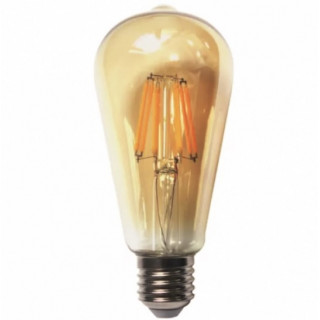 Bec Vintage LED Filament Amber E27/8W/800LM/2500K ST64 Tip Edison