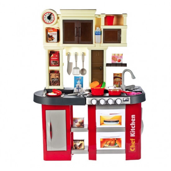 Bucatarie Multifunctionala pentru copii, Chef Junior Kitchen, 84 cm Inaltime