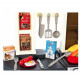 Bucatarie Multifunctionala pentru copii, Chef Junior Kitchen, 84 cm Inaltime