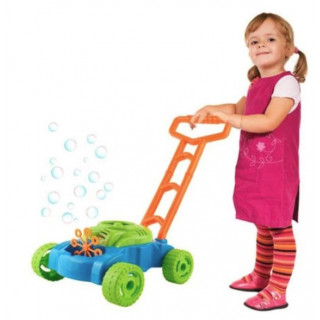 Premergator Multifunctional 3 in 1, Masinuta de tuns iarba cu baloane de sapun, Interactiv si Creativ, Bubble Toys