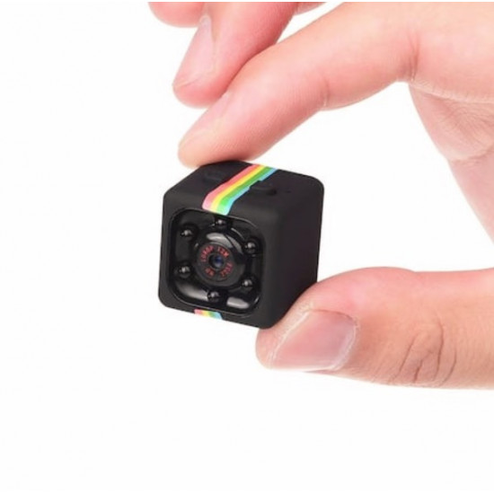 Mini camera video Full HD, SQ11 MINI DV, cu functie video si foto, Negru