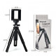 Trepied pentru telefon Tripod Support, flexibil, rotire 360 grade, Negru