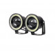 Set 2 proiectoare auto cu LED Angel Eyes, 76mm