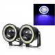 Set 2 proiectoare auto cu LED Angel Eyes, 76mm