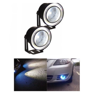 Set 2 proiectoare auto cu LED Angel Eyes, 64mm Set 2 proiectoare auto cu LED Angel Eyes, 64mm