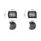 Set 2 proiectoare dreptunghi, 6LED, 18W