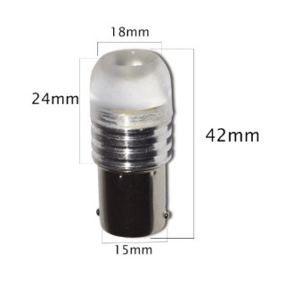 Set 2 becuri Led 1156 3 led SMD pentru pozitie, semnalizare Set 2 becuri Led 1156 3 led SMD pentru pozitie, semnalizare