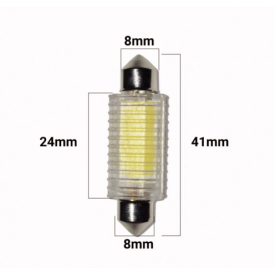 Set 2 x Bec SOFIT 2 COB , 2W cu radiator