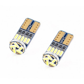 Leduri Auto T10 Canbus 15 Smd 4014