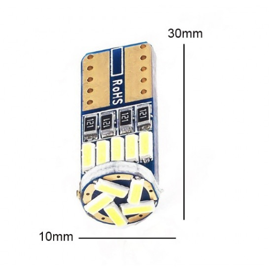 Leduri Auto T10 Canbus 15 Smd 4014