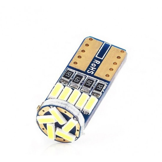 Leduri Auto T10 Canbus 15 Smd 4014