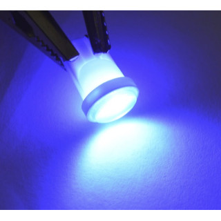 Set 2 x Bec led W5W T10 cu LED CSP Seoul 5W , Albastru Set 2 x Bec led W5W T10 cu LED CSP Seoul 5W , Albastru