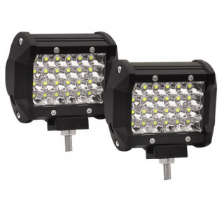 Set 2 proiectoare auto led 72W, 24 leduri