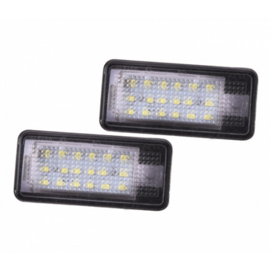 Set Lampi Iluminare Numar LED pentru Audi A3 A4 A6 A8 Q7