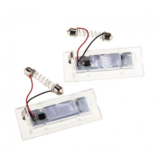 Set 2 x Lampi numar LED BMW X5 E53, X3 E83