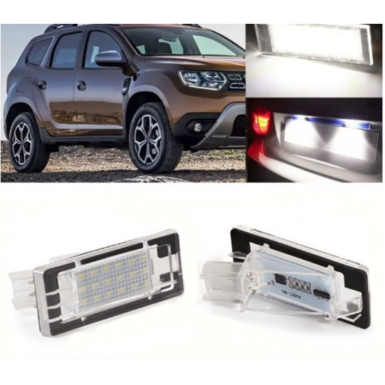 Set Lampi iluminare numar Dacia Duster 2009