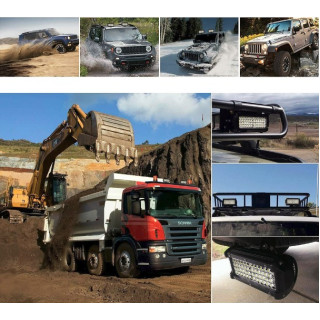 Set 2 x Proiectoare auto LED, 144W, 8700 lumeni Set 2 x Proiectoare auto LED, 144W, 8700 lumeni