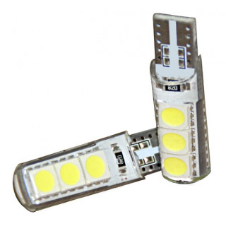 Set 2 x Becuri auto LED, 6 SMD, 12V