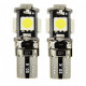 Set 2 x Becuri auto LED, Canbus, 5 SMD, 12V