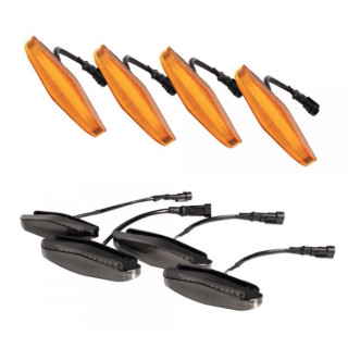 Set 4 x Lumini de zi, decoratie grila radiator, 3W, 12/24V Set 4 x Lumini de zi, decoratie grila radiator, 3W, 12/24V