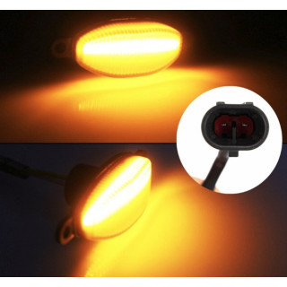 Set 4 x Lumini de zi, decoratie grila radiator, 4W, 12V Set 4 x Lumini de zi, decoratie grila radiator, 4W, 12V