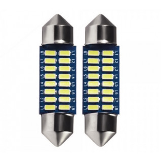 Set 2 x Becuri auto LED SMD, 5W, 16 LED