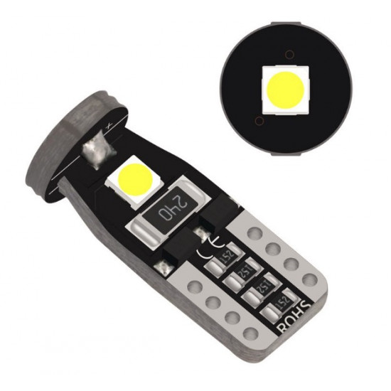 Set 2 x Becuri auto LED SMD 3030, Canbus, 5W