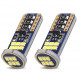 Set 2 x Becuri auto LED SMD, T10, 5W, Canbus