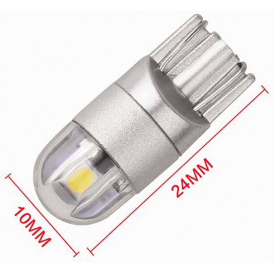 Set 2 x Becuri auto LED SMD, T10, 5W