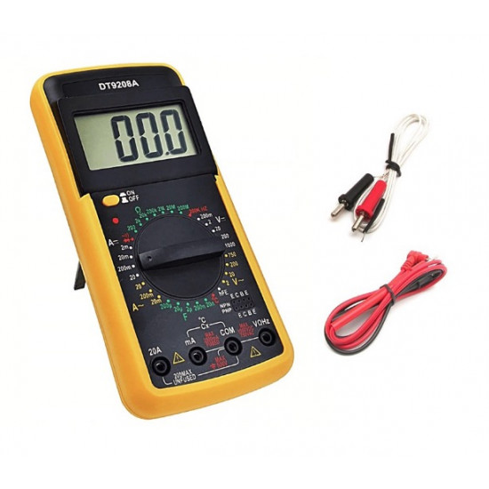 Multimetru digital cu sonda de temperatura, DT9208A