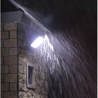 200 W Proiector Solar LED cu Panou Solar, Incarcare Solara, Telecomanda, Suport