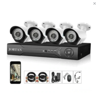 Sistem de supraveghere CCTV FULL HD, Kit DVR cu 4 camere exterior / interior