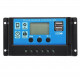 Regulator controler progrmabil pentru panou solar 12-24V, 10A, cu display si port USB