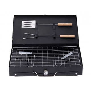 Gratar portabil si pliabil tip diplomat cu accesorii incluse