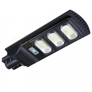 Lampa stradala pentru exterior Jortan cu incarcare solara si senzor de miscare 30/60/90 w - cu panou solar inclus Lampa stradala pentru exterior Jortan cu incarcare solara si senzor de miscare 30/60/90 w - cu panou solar inclus