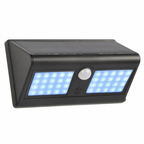 Lampa solara dubla cu 40 LED cu senzor de miscare