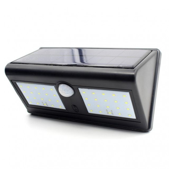 Lampa solara dubla cu 40 LED cu senzor de miscare